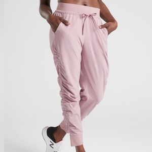 Athleta attitude pant, size 14T, sugarplum mauve color. Great condition!